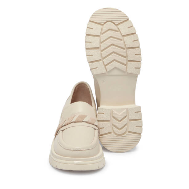 Bej Deri Kadın Makosen - K25S1AY68167-A25 - 4