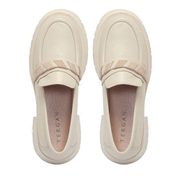 Bej Deri Kadın Makosen - K25S1AY68167-A25 - 5