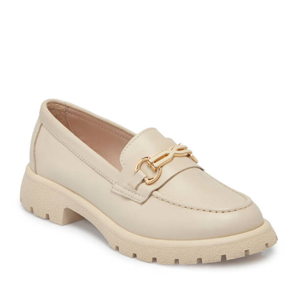 Bej Deri Kadın Makosen - K25S1AY68175-A25 - 1