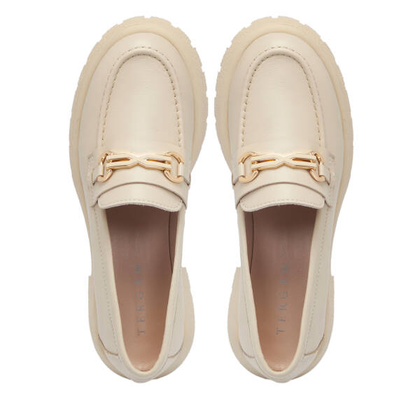 Bej Deri Kadın Makosen - K25S1AY68175-A25 - 5