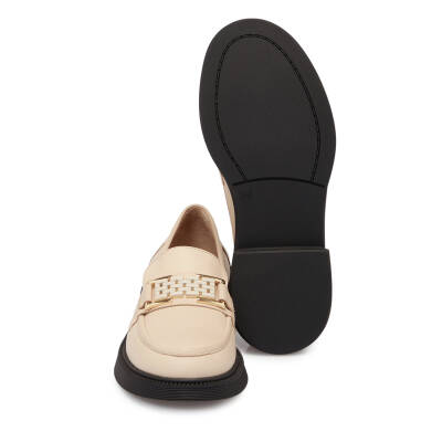 Bej Deri Kadın Makosen - K25S1AY68245-A25 - 4