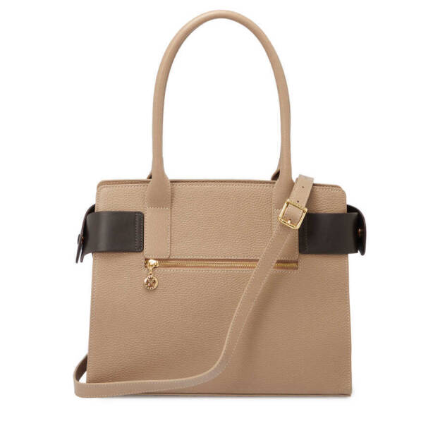 Bej Deri Kadın Omuz Çantası - S24Y1BC80280-U3E - 3