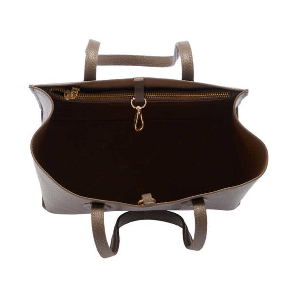 Bej Deri Kadın Omuz Çantası - S24Y1BC80284-B73 - 4