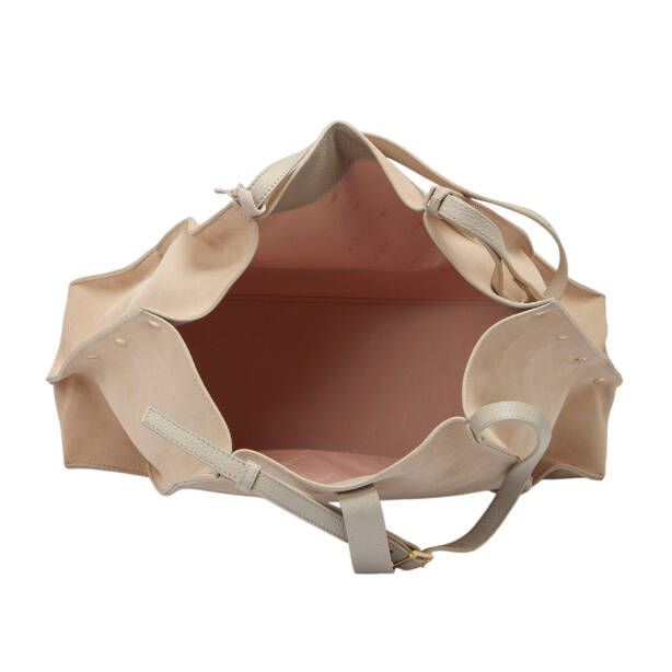 Bej Deri Kadın Omuz Çantası - S25K1BC80382-V1E - 4