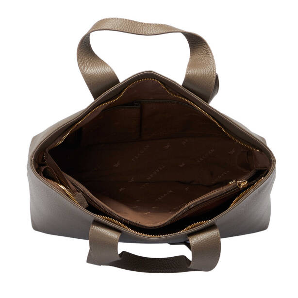 Bej Deri Kadın Omuz Çantası - S25Y1BC80173-B73 - 4