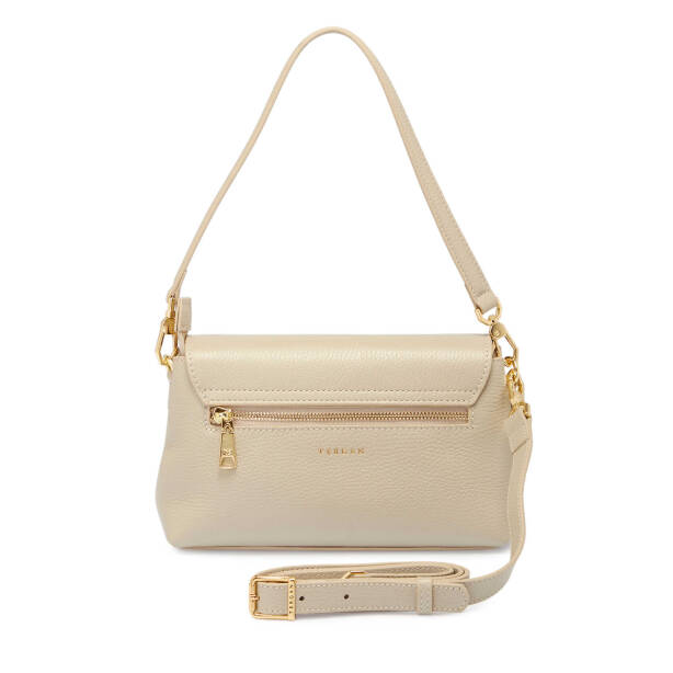 Bej Deri Kadın Omuz Çantası - S25Y1BC80439-B19 - 3