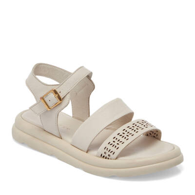Bej Deri Kadın Sandalet - K25Y1SN67892-S5Y 