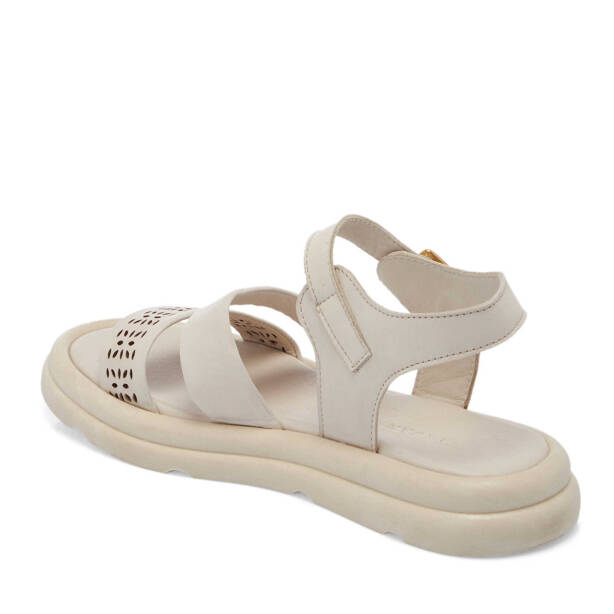 Bej Hakiki Deri Kadın Sandalet - K25Y1SN67892-S5Y - 3