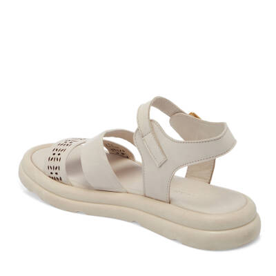 Bej Deri Kadın Sandalet - K25Y1SN67892-S5Y - 2