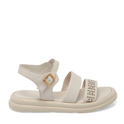 Bej Deri Kadın Sandalet - K25Y1SN67892-S5Y - 3