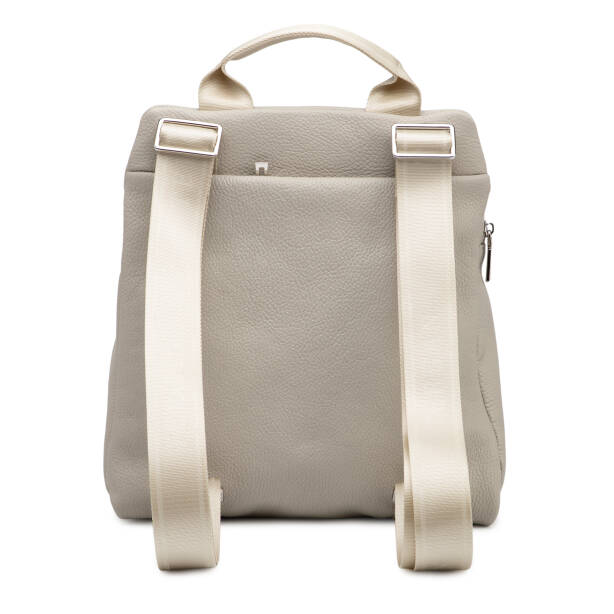 Bej Hakiki Deri Kadın Sırt Çantası - S1SR00079384-B19 - Tergan