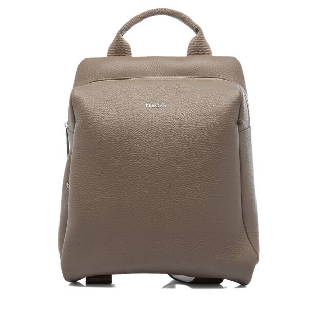 Bej Hakiki Deri Kadın Sırt Çantası - S1SR00079384-B73 - 1