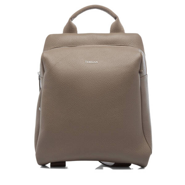 Bej Hakiki Deri Kadın Sırt Çantası - S1SR00079384-B73 - 1