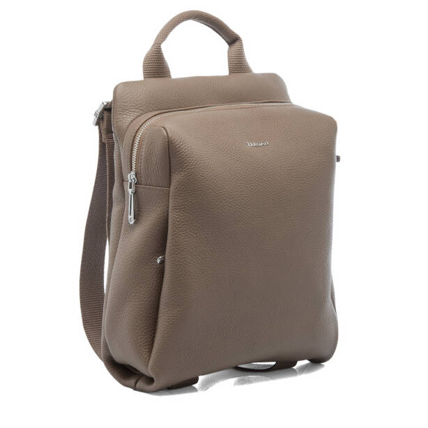 Bej Hakiki Deri Kadın Sırt Çantası - S1SR00079384-B73 - 2