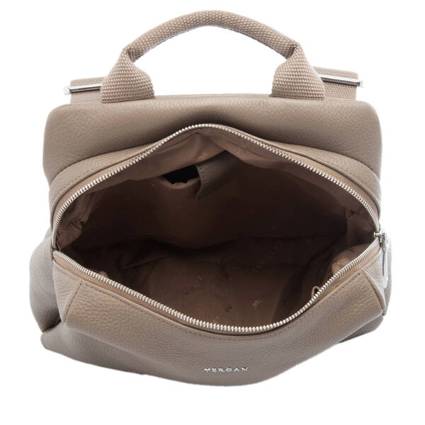 Bej Hakiki Deri Kadın Sırt Çantası - S1SR00079384-B73 - 4