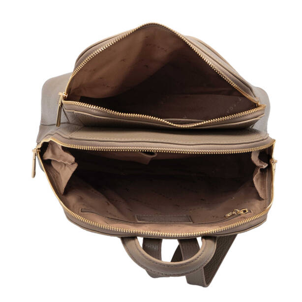 Bej Hakiki Deri Kadın Sırt Çantası - S1SR00079802-S95 - 4