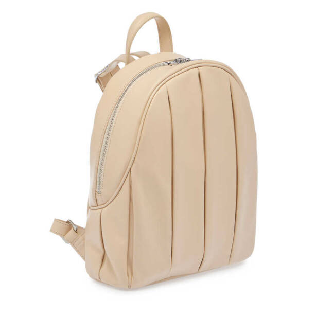 Bej Deri Kadın Sırt Çantası - S1SR00080310-L44 - Tergan