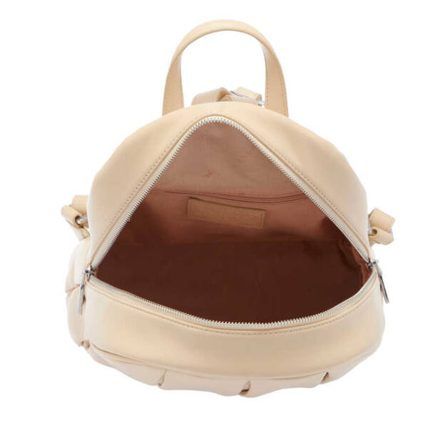 Bej Deri Kadın Sırt Çantası - S1SR00080310-L44 - Tergan