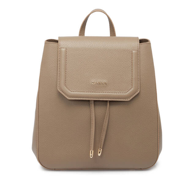 Bej Deri Kadın Sırt Çantası - S1SR00080456-S95 