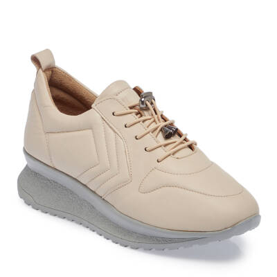  Bej Deri Kadın Sneaker - K23S1AY66801-A25 