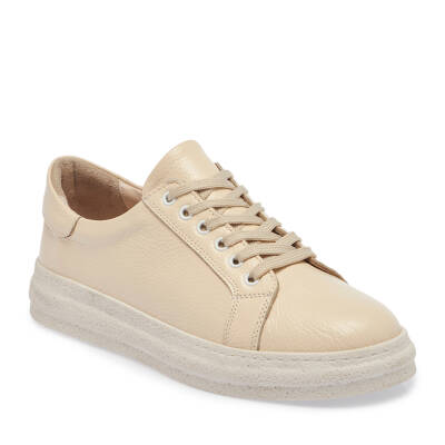  Bej Deri Kadın Sneaker - K23S1AY66804-B19 - 1