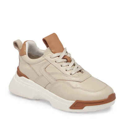  Bej Deri Kadın Sneaker - K23S1AY66901-A25 