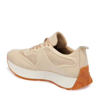  Bej Deri Kadın Sneaker - K23S1AY66904-A25 - 2