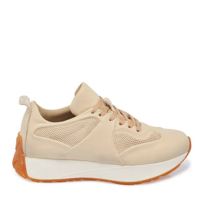  Bej Deri Kadın Sneaker - K23S1AY66904-A25 - 3