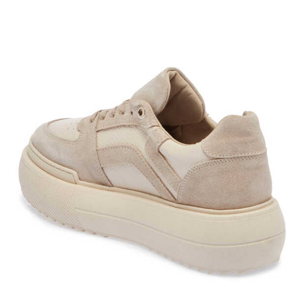 Bej Deri Kadın Sneaker - K23S1AY66914-D6P - 2