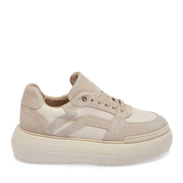 Bej Deri Kadın Sneaker - K23S1AY66914-D6P - 3