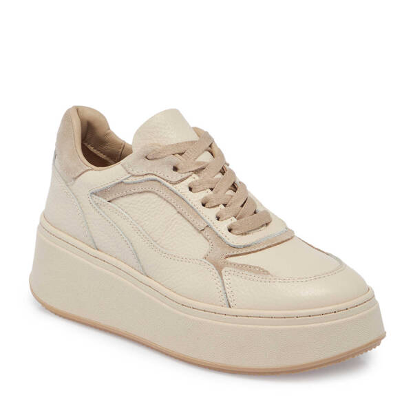 Bej Deri Kadın Sneaker - K23S1AY66915-D6P - 1