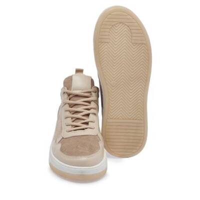  Bej Deri Kadın Sneaker - K23S1AY66993-A25 - 4