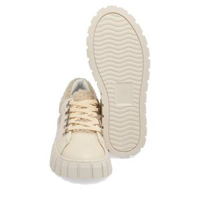  Bej Deri Kadın Sneaker - K23S1AY67026-A25 - 7