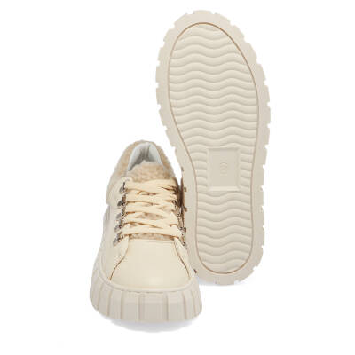  Bej Deri Kadın Sneaker - K23S1AY67026-A25 - 8