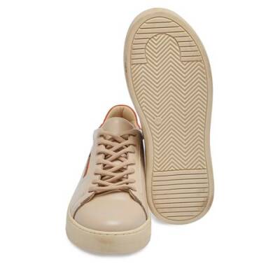  Bej Deri Kadın Sneaker - K23S1AY67032-A25 - 4