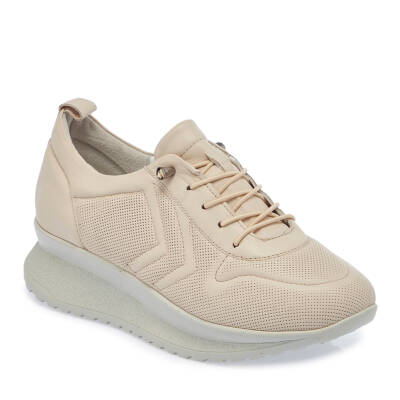 Bej Deri Kadın Sneaker - K24I1AY67094-A25 