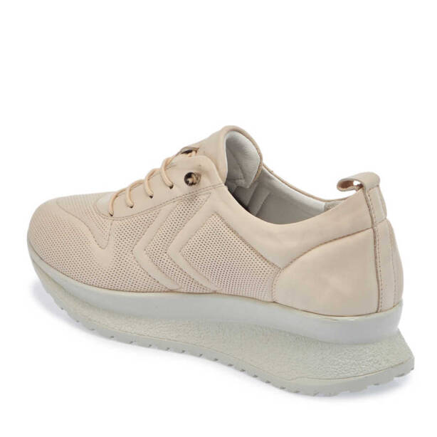 Bej Deri Kadın Sneaker - K24I1AY67094-A25 - 2