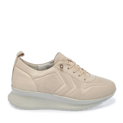 Bej Deri Kadın Sneaker - K24I1AY67094-A25 - 3
