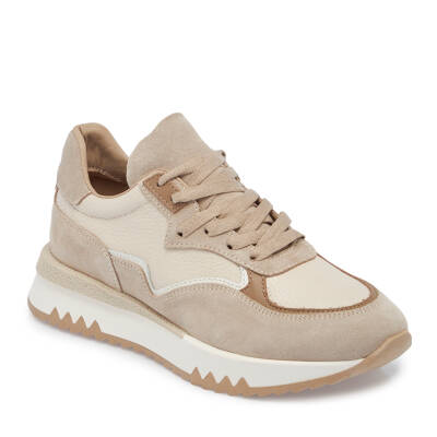  Bej Deri Kadın Sneaker - K24I1AY67135-B79 - 1