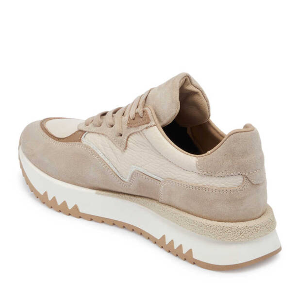 Bej Hakiki Deri Kadın Sneaker - K24I1AY67135-B79 - 3