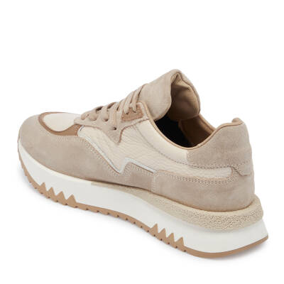  Bej Deri Kadın Sneaker - K24I1AY67135-B79 - 2