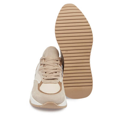  Bej Deri Kadın Sneaker - K24I1AY67135-B79 - 4