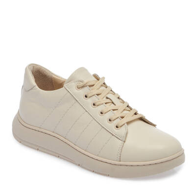  Bej Deri Kadın Sneaker - K24I1AY67138-A25 - 1