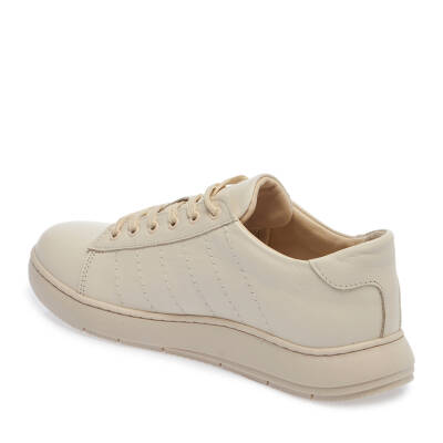  Bej Deri Kadın Sneaker - K24I1AY67138-A25 - 2