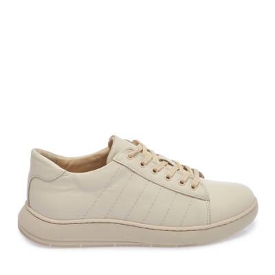  Bej Deri Kadın Sneaker - K24I1AY67138-A25 - 3