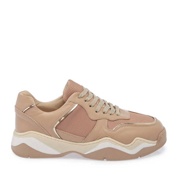 Bej Deri Kadın Sneaker - K24I1AY67194-A25 - 3