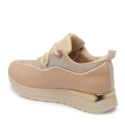  Bej Deri Kadın Sneaker - K24I1AY67195-A25 - 2