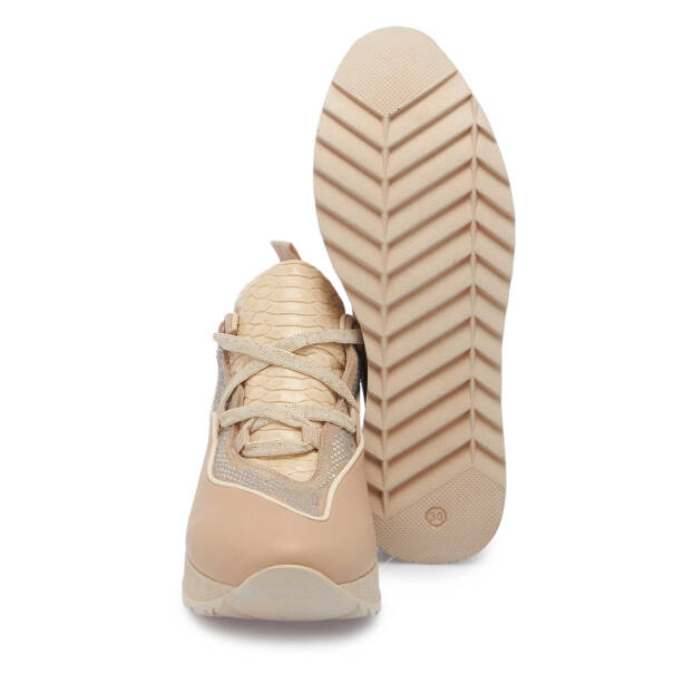 Bej Deri Kadın Sneaker - K24I1AY67195-A25 - 4