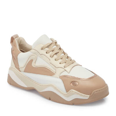 Bej Deri Kadın Sneaker - K24I1AY67196-A25 