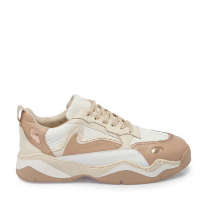 Bej Deri Kadın Sneaker - K24I1AY67196-A25 - 3